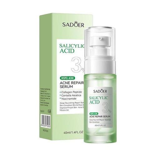 SADOER 3% Salicylic Acid Oil Control Essences Serum,Contains Centella Asiatica, Niacinamide and Collagen Salicylic Acid Serum,Salycitic Acid,Salicylic Acid Oil Control Essence Serum for All Skin ACNE