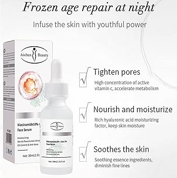 Aichun Beauty 5% Caffeine Face Serum Moisturizing Anti-Wrinkle Firming Facial Skin Care 30ml