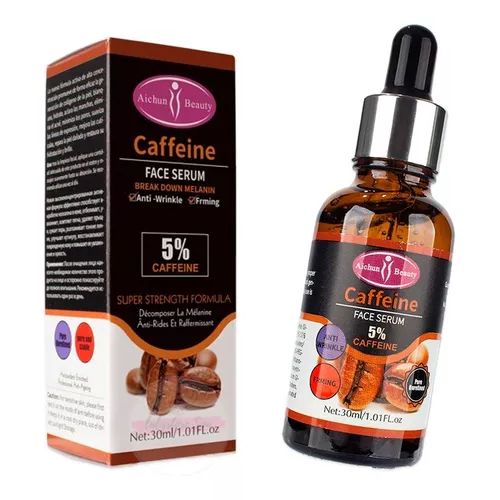 Aichun Beauty 5% Caffeine Face Serum Moisturizing Anti-Wrinkle Firming Facial Skin Care 30ml