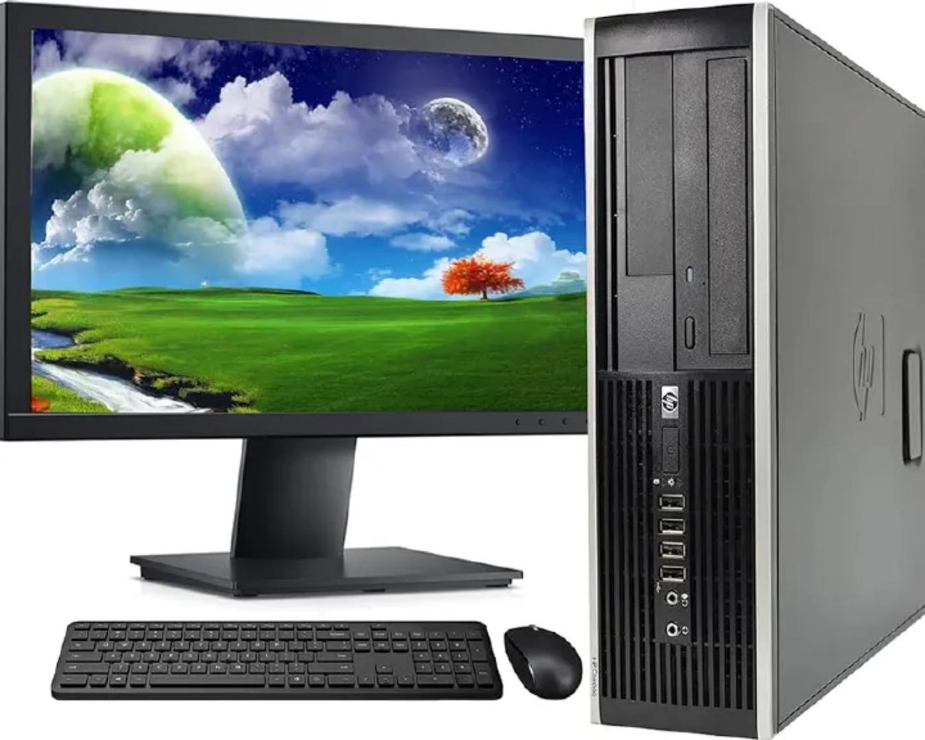 (Full set with 17''Monitor,mouse and Keyboard ) Refurbished HP Desktop Computer Dual Core 8GB 1000GB HDD Complete desktop computers
5.0