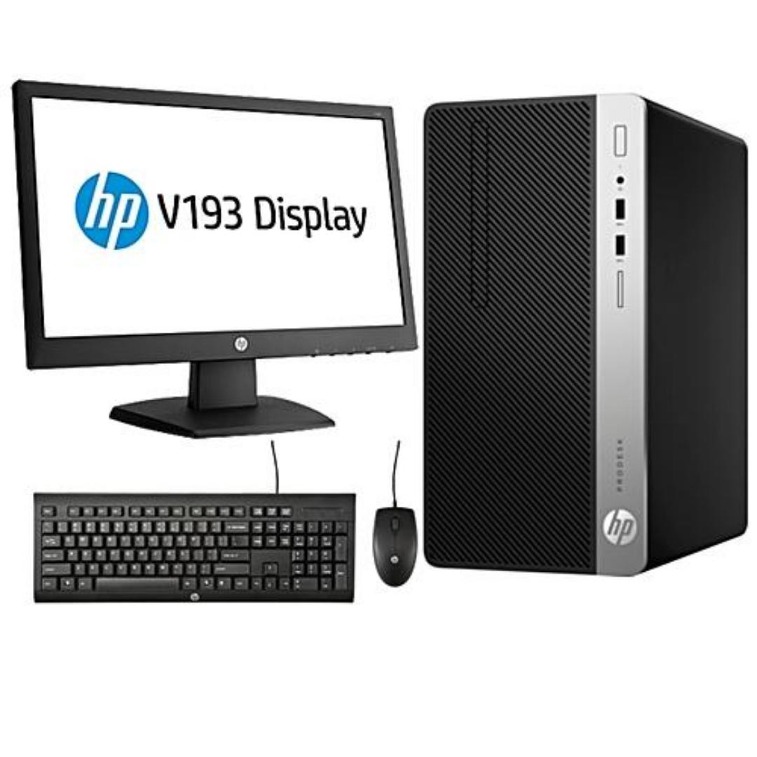 6TH Generation HP EliteDesk 800 G3 Core I5  6th Gen 16GB Ram  256GB SSD Plus 500GB Storage 3.4GHz CPU Speed, 22 Inch Edge to Edge Monitor, SFF Complete Desktop + Keyboard + Mouse