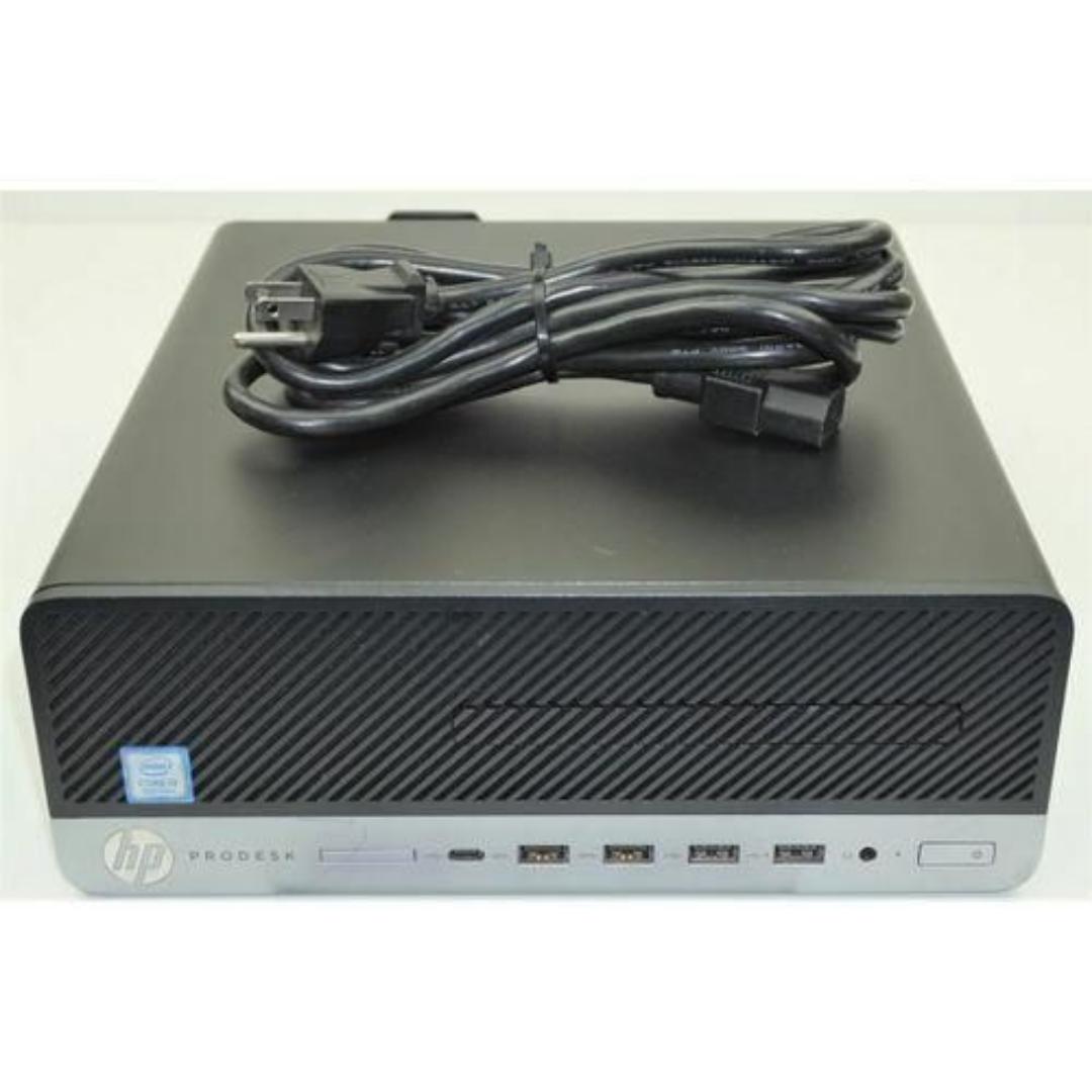 6TH Generation HP EliteDesk 800 G3 Core I5  6th Gen 16GB Ram  256GB SSD Plus 500GB Storage 3.4GHz CPU Speed, 22 Inch Edge to Edge Monitor, SFF Complete Desktop + Keyboard + Mouse