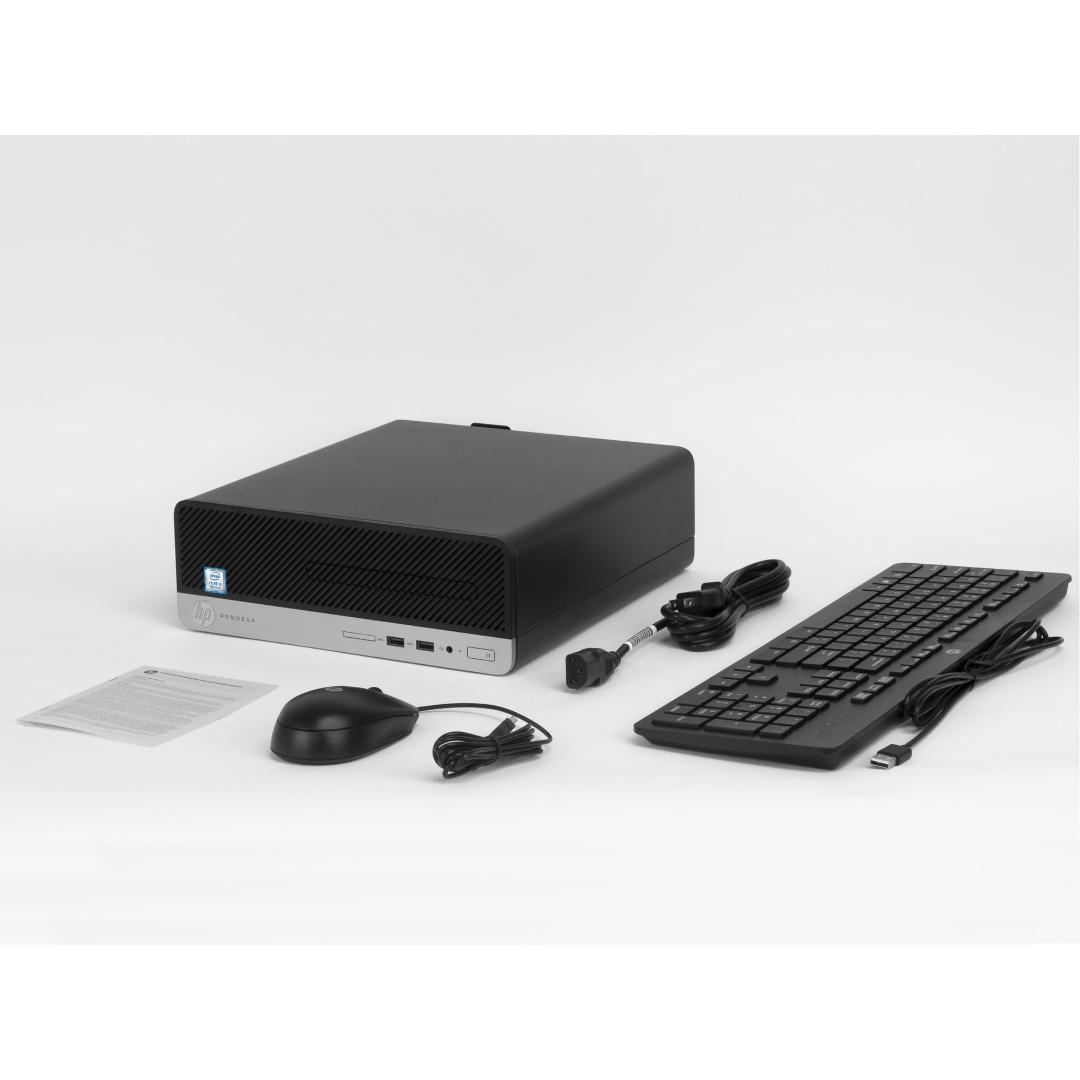 [High Performance] Hp EliteDesk 800 G3 Core I5 6TH Generation 8GB Ram 500GB Storage 3.4GHz SFF Desktop + 22 Inch HDMI Monitor  Windows 10 Microsoft Office Business Class High speed Computer  Offer