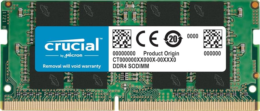 Laptop RAM DDR4 PC4 16GB Crucial Sodimm 16 GB DDR4 2666 SDRAM for Ram replacement and upgrade in Kenya 16GB PC4 21300 Laptop Ram