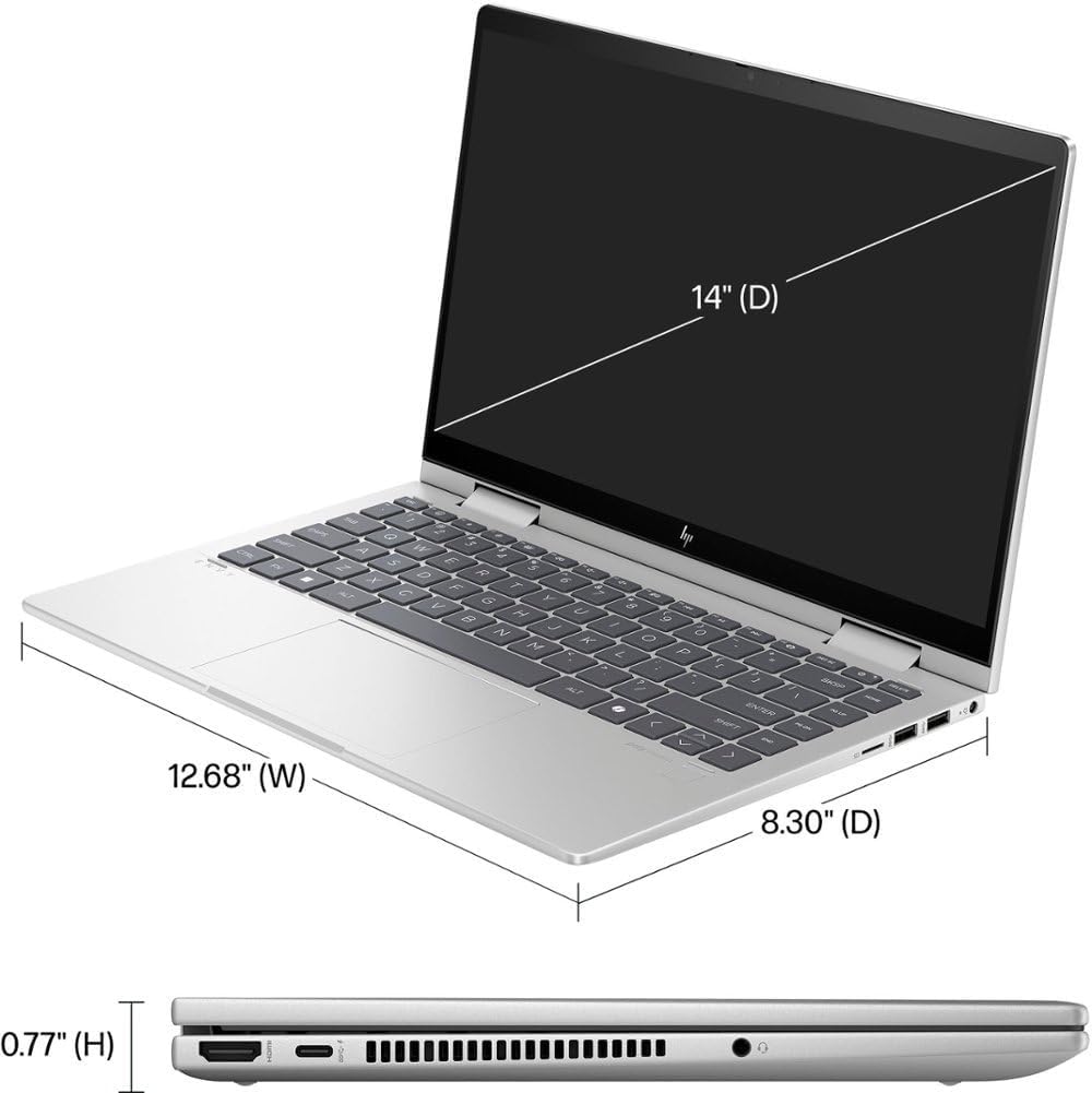 Hp Envy 14 x360 2 in 1 Core i5 120u Processor 8GB Ram 512GB SSD