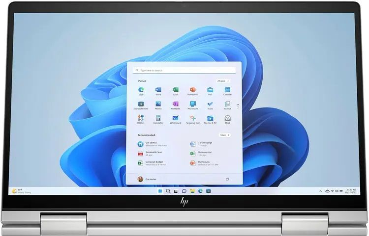 HP Envy 14 X360 14-es1023dx 2-in-1 Intel Core Ultra 7 15th Generation 5.4GHz 16GB RAM 512GB SSD 14" FHD IPS TouchScreen Webcam Fingerprint Bluetooth Wi-Fi Windows 11 Home Intel Iris Silver 1 Year Manu