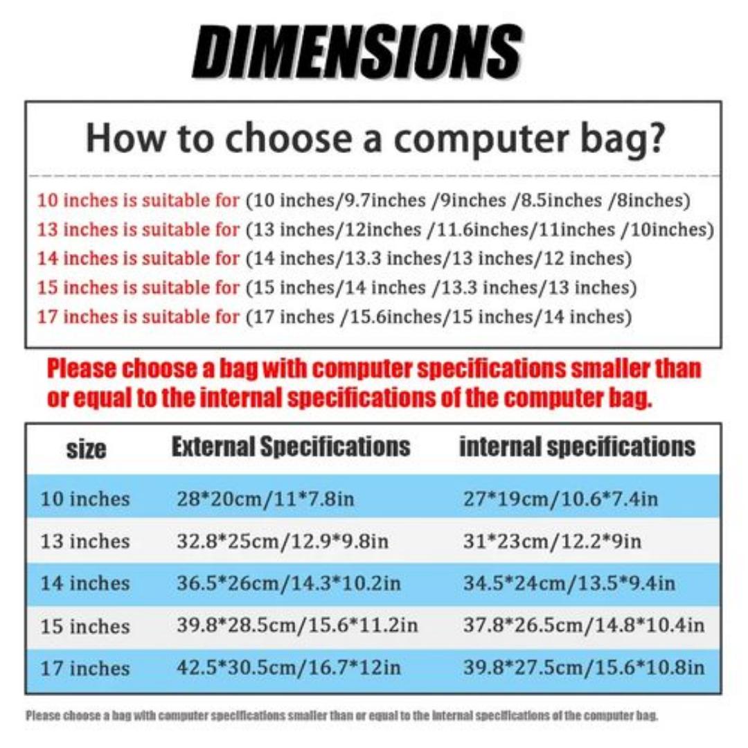 Tablet Sleeve Laptop Bag 14 inch Neoprene Pouch Protective For Notebook Computer Ipad Apple Case Soft Sleeve Tablet PC Case Bag Shockproof Notebook Sleeve hp Dell Lenovo Tablet Sleeve