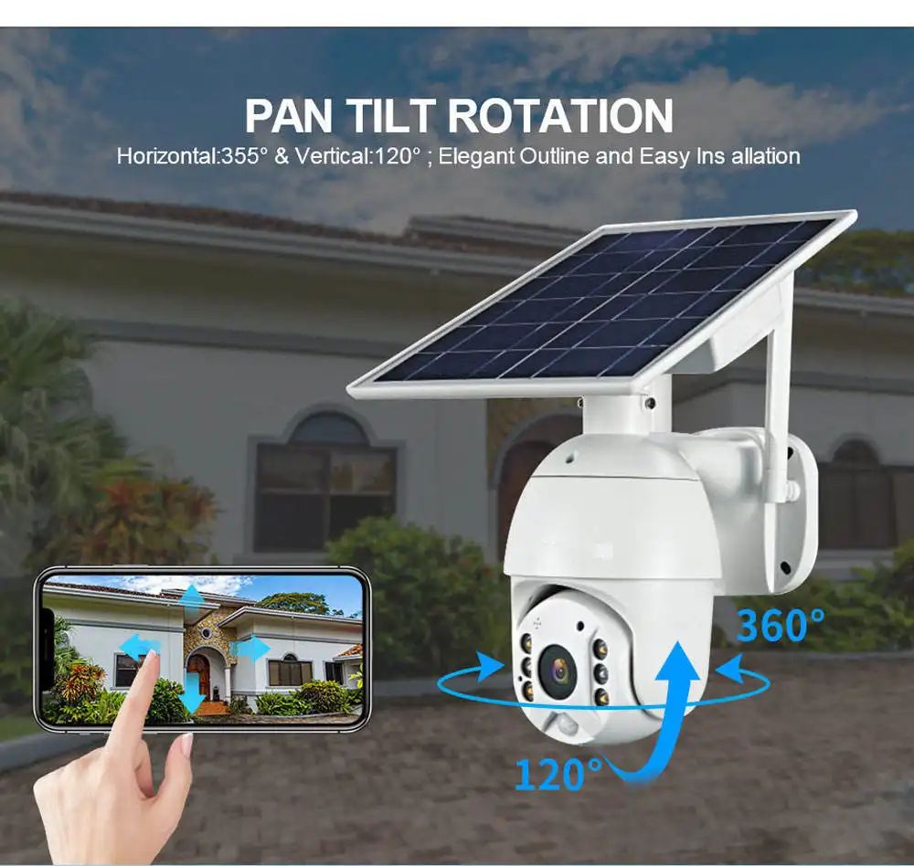 Solar Powered 4G CCTV Camera for Construction sites, Farms, Mining sites, home compund, businesses, factory and business