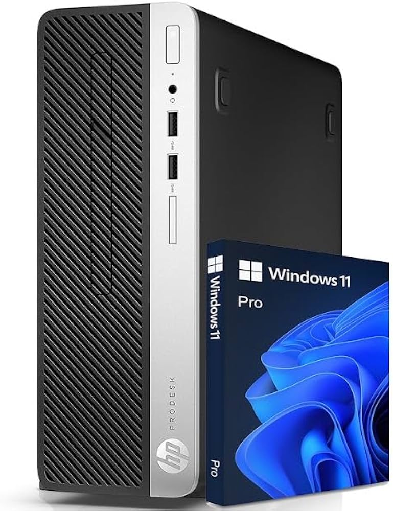 Hp Prodesk 400 G5 Desktop 8th Generation Intel Core™ i5 processor, 8 GB DDR4-3200 MHz RAM (1 x 8 GB), 1 TB 7200rpm HDD, 21.5 Display