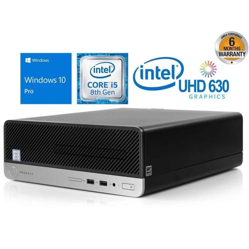 Hp Prodesk 400 G5 Desktop 8th Generation Intel Core™ i5 processor, 8 GB DDR4-3200 MHz RAM (1 x 8 GB), 1 TB 7200rpm HDD, 21.5 Display