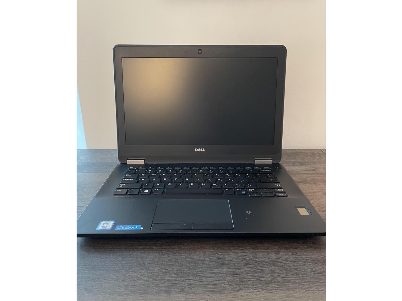 DELL Laptop Latitude E7270 Intel Core i5 6th Gen 6300U (2.40 GHz) 8GB Memory 256 GB SSD 12.5" HD Screen Windows 10 Pro 64-bit