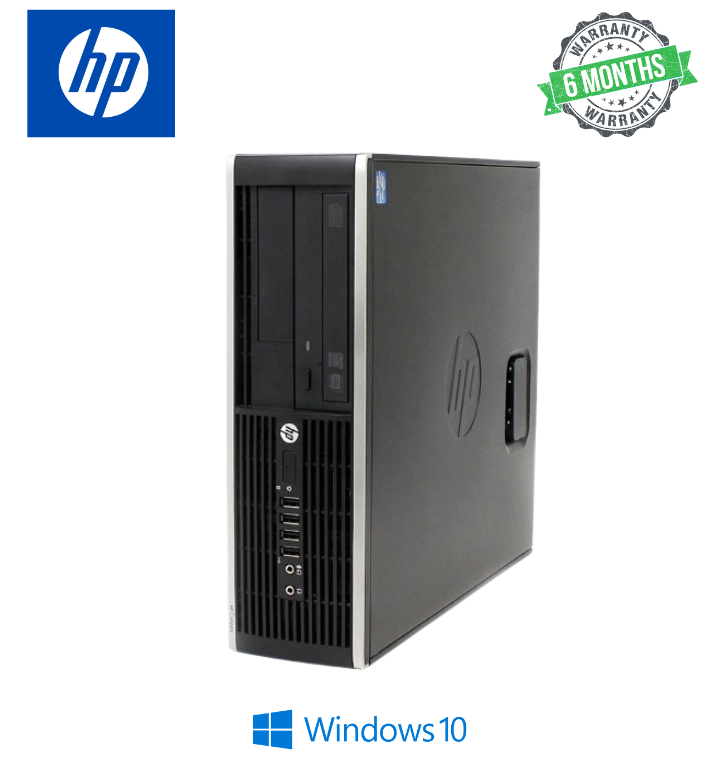 HP Compaq 8200 Elite Intel Core i3 3.1GHz 4GB 500GB HDD Desktop PC - Windows 10 Pro, Microsoft Office,  Medium Form Factor (MFF) Desktop computer for home, office, business, school, and POS system use
