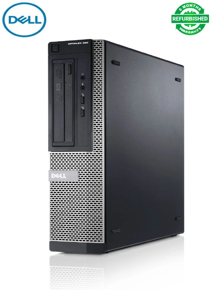( FULL SET with 17.5'' monitor ) Refurbished Dell Optiplex 790 SFF Desktop Computer PC Intel Quad-Core i3 - 2400 3.4GHz, 4GB DDR3 500GB HDD HDMI DVD Windows 10 Pro 64-bit Business High Performance