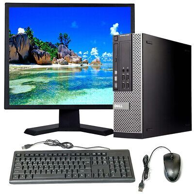DELL Core i3 Desktop,  3.0GHz, 4GB Ram, 500GB HDD Storage, INTEL CORE I3, 17" Inch Monitor,  cpu desktop computer - Windows 10 - Ms Office - with 17 inch Monitor,mouse and Keyboard - to use