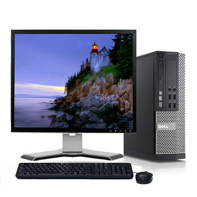 DELL Core i3 Desktop,  3.0GHz, 4GB Ram, 500GB HDD Storage, INTEL CORE I3, 17" Inch Monitor,  cpu desktop computer - Windows 10 - Ms Office - with 17 inch Monitor,mouse and Keyboard - to use