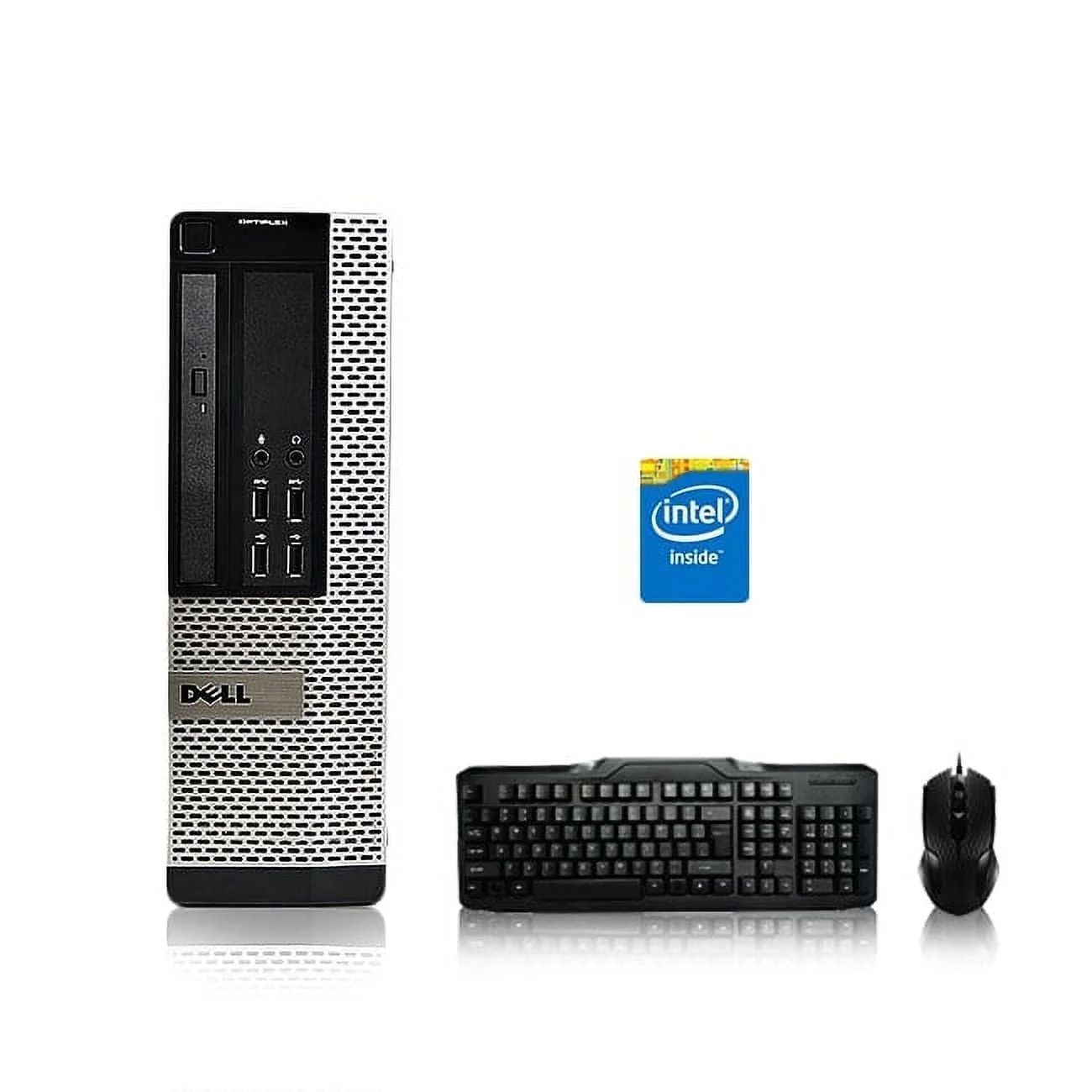 DELL Core i3 Desktop,  3.0GHz, 4GB Ram, 500GB HDD Storage, INTEL CORE I3, 17" Inch Monitor,  cpu desktop computer - Windows 10 - Ms Office - with 17 inch Monitor,mouse and Keyboard - to use