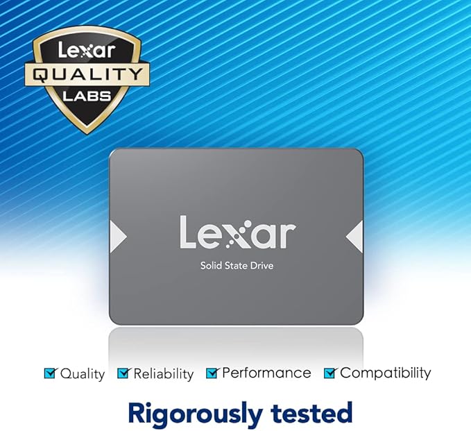 Lexar NS100 Internal SSD 128GB, 256GB, 512GB, 1TB, 2TB Long Lasting Faster performance and more reliable -WITH WARRANT
