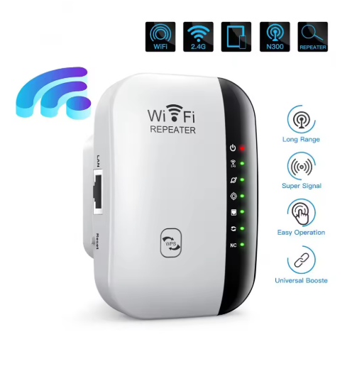 300Mbps Wireless WIFI Repeater 2.4G Router Wifi Range Extender Wi-Fi Signal Amplifier 802.11N Network Card Adapter for PC