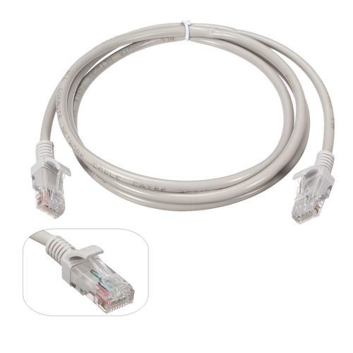1.5M  Grey  RJ45 Ethernet Cable Internet LAN Cat5 CAT5e Network Cable Ethernet Patch Cord for Computer PC Laptop Modem Router