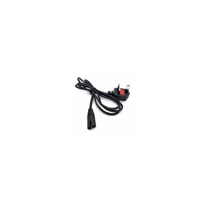 2 pin Power Cable for for Laptop, PS4, PC Monitors, Smart TV Monitor, Printer, Computer, Camera, Tape Recorder, Kettle, Digital Piano