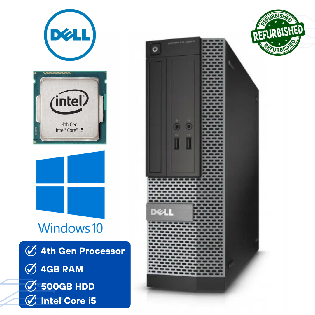 [Core i5 4th Gen ] Dell OptiPlex 3020 Small Form Factor Intel Core i5 4th Gen 3.2GHz 8GB RAM 500GB HDD Desktop