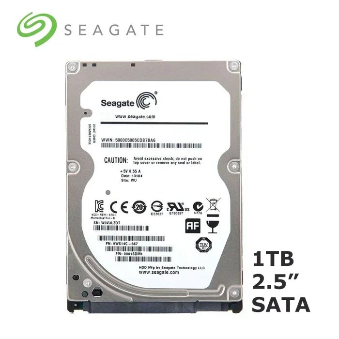 SEAGATE  - 1TB SATA 2.5 Internal Hard Disk Drive for Desktop