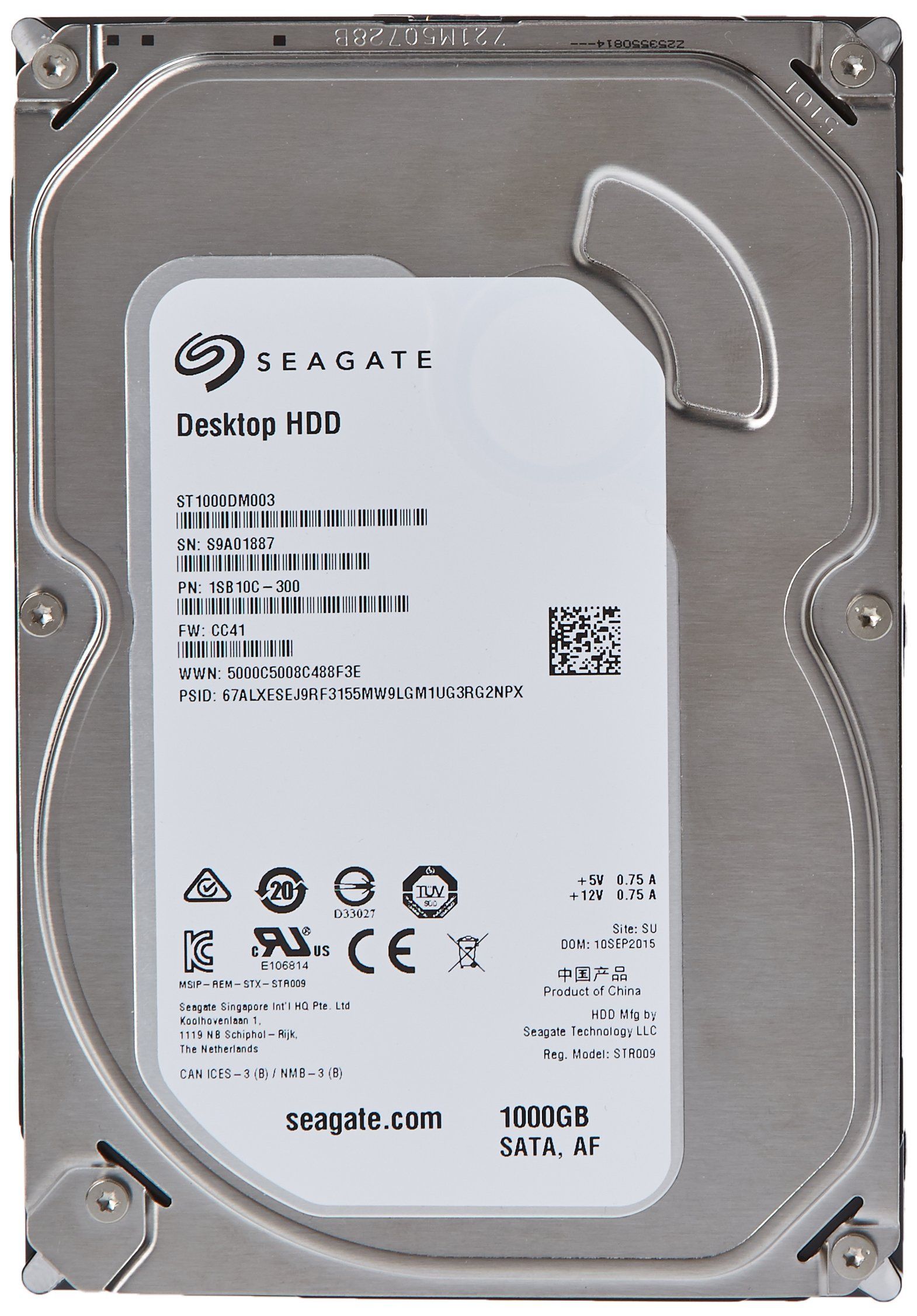 SEAGATE 1TB SATA 2.5 Internal Hard Disk Drive for Desktop