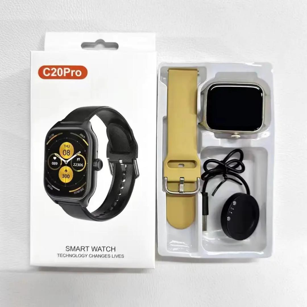 2024 New C20 PRO Call Voice Music Wireless Charging Reloj Inteligente C20 PRO SmartWatch 1.73 Inch Screen