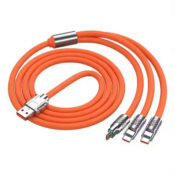 ANNIVERSARY OFFER! 3 In 1 Charging Cable USB Fast Charger Cable For iPhone Micro USB Type-C Charging Cable For Huawei Samsung - Type C Data Cable, Apple Iphone Lightning Cable, Android Micro Fast Usb