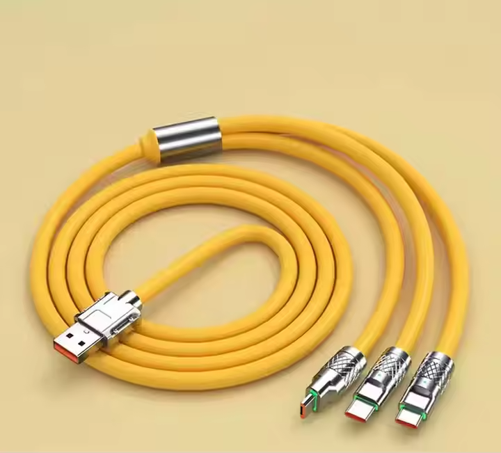 ANNIVERSARY OFFER! 3 In 1 Charging Cable USB Fast Charger Cable For iPhone Micro USB Type-C Charging Cable For Huawei Samsung - Type C Data Cable, Apple Iphone Lightning Cable, Android Micro Fast Usb