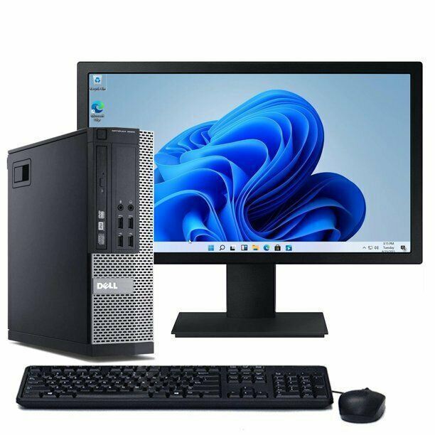 Dell OptiPlex 7010 Desktop Computer – Intel Core i5 3.2GHz, 4GB RAM, 500GB HDD Storage, 19" Monitor, Windows 10 Pro – High-Performance PC for Business, Home, Office & School