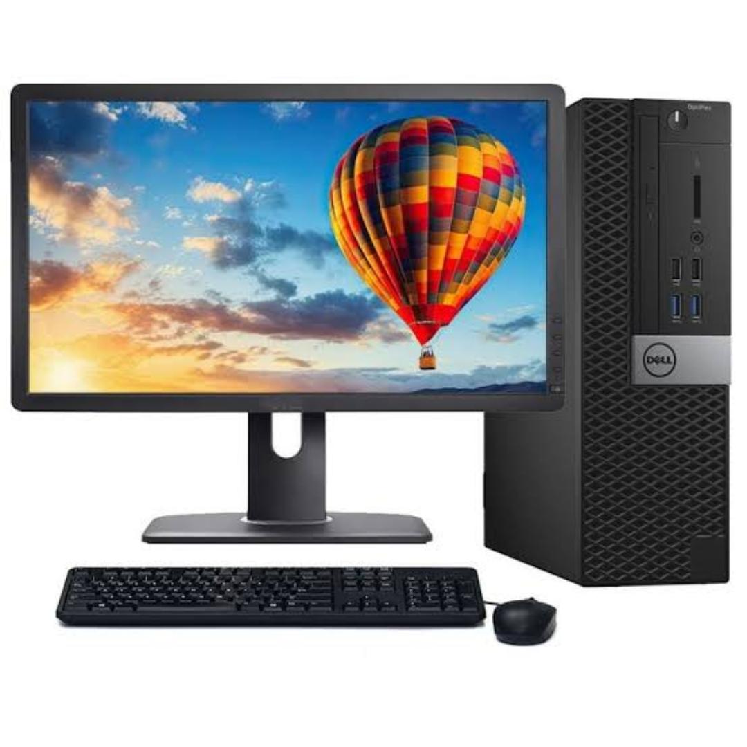 Dell OptiPlex 3040 Small Form Factor Intel Core i5 3.2GHz 6th Gen 8GB RAM 500GB HDD Windows 10 Pro Desktop 19"Monitor (Complete Set)