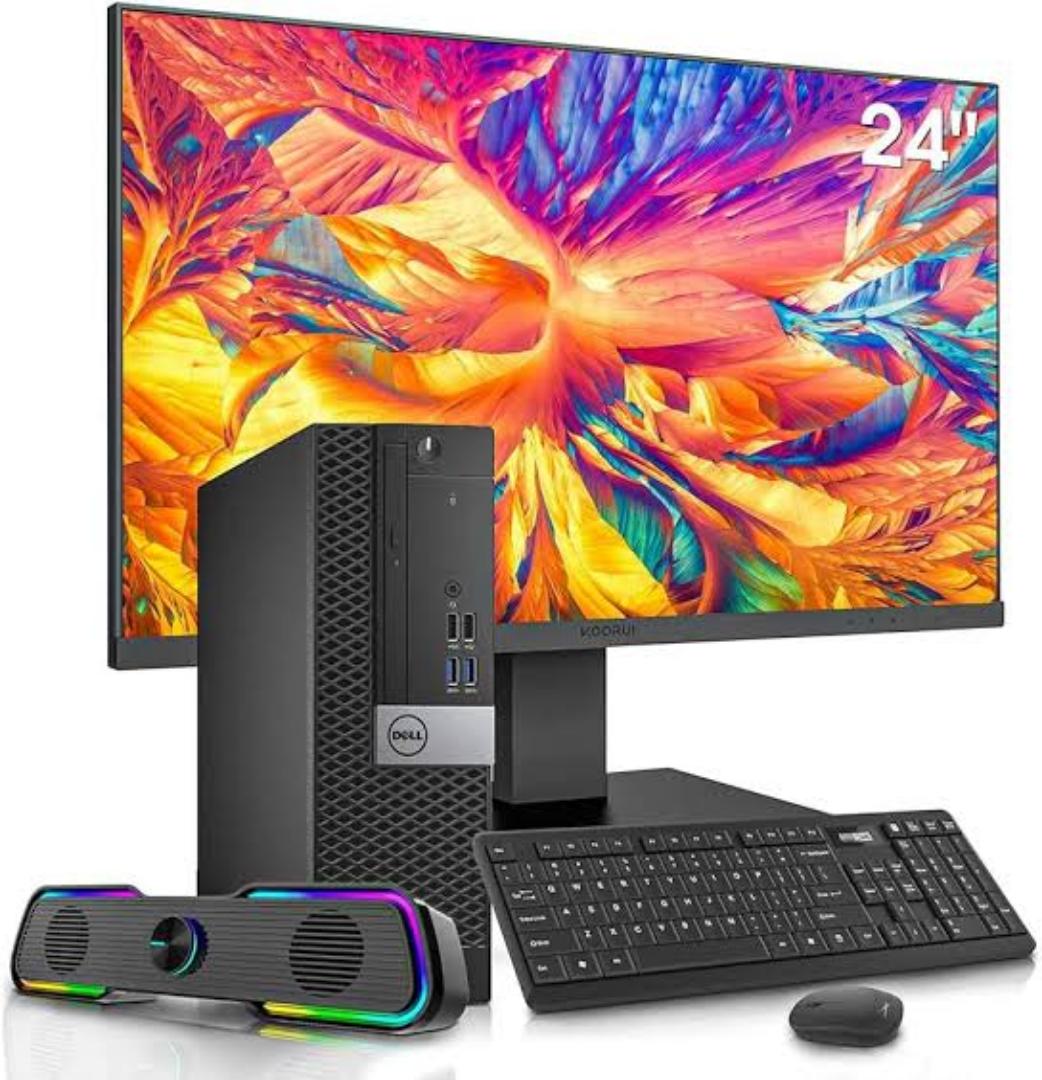 Dell OptiPlex 3040 Small Form Factor Intel Core i5 3.2GHz 6th Gen 8GB RAM 500GB HDD Windows 10 Pro Desktop 19"Monitor (Complete Set)