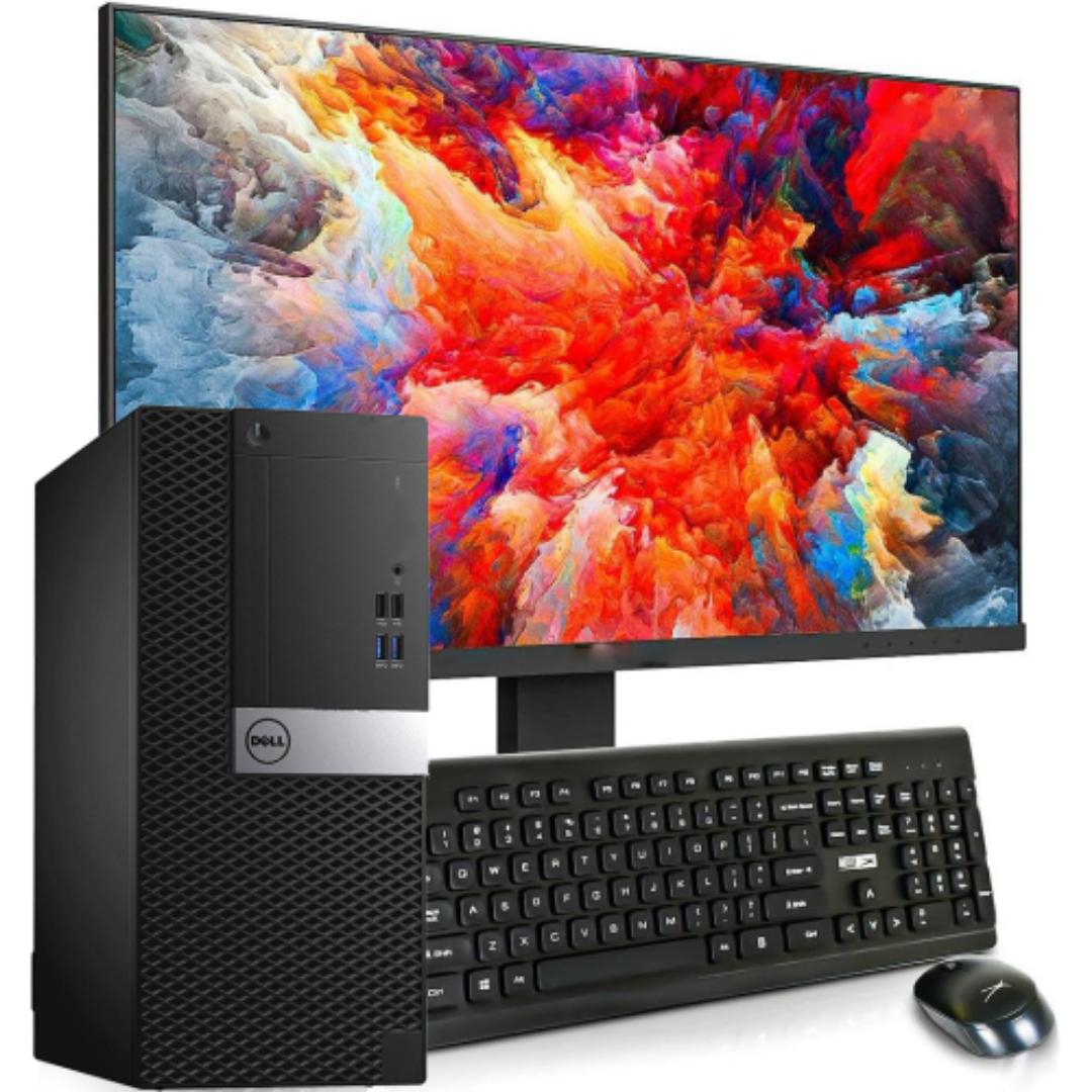 Dell OptiPlex 3040 Small Form Factor Intel Core i5 3.2GHz 6th Gen 8GB RAM 500GB HDD Windows 10 Pro Desktop 19"Monitor (Complete Set)