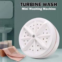 Turbine Multi-Purpose Ultrasonic Mini Washing Gadget - Strong Power, Lightweight for Travel, Forward and Reverse Cleaning