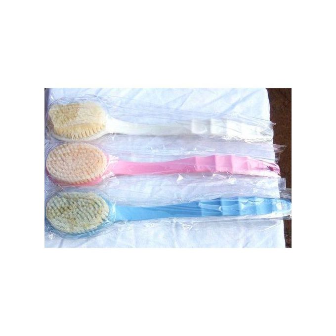 Lower Back Soft Brush Body Scrubber And Massager
