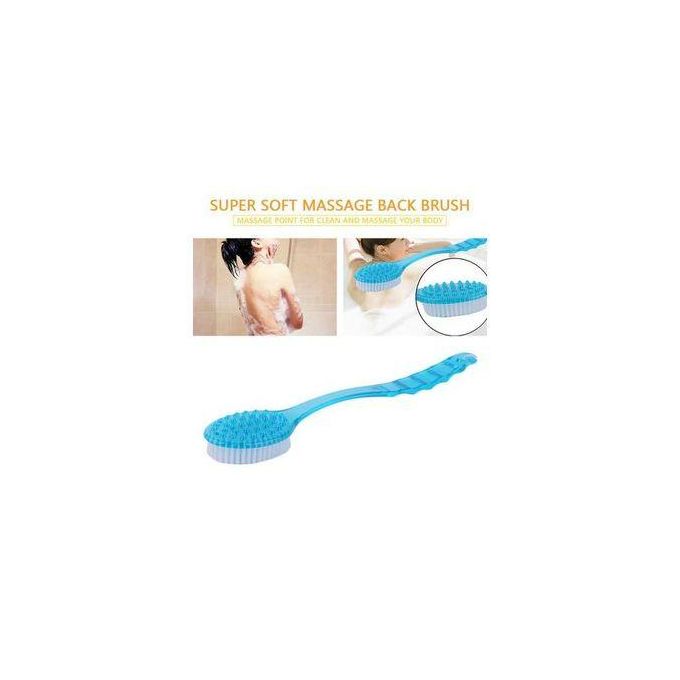 Lower Back Soft Brush Body Scrubber And Massager