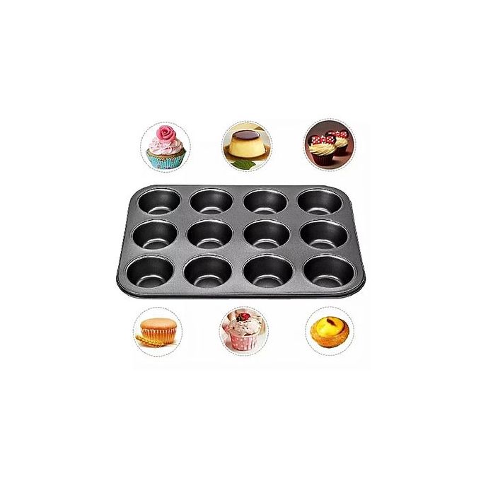 Non-Stick Queen Cake Cupcake Baking Tray Mold