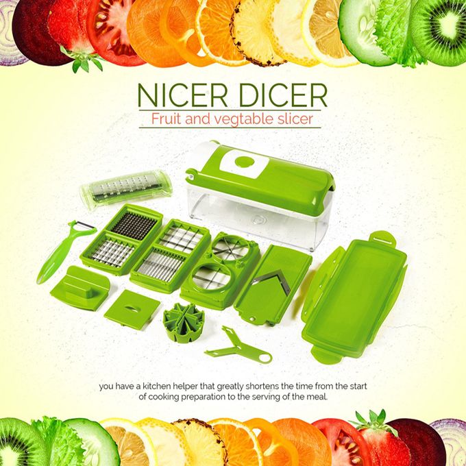 Signature 12 IN 1 VEGETABLES Slicer Dicer Mincer -Nuts