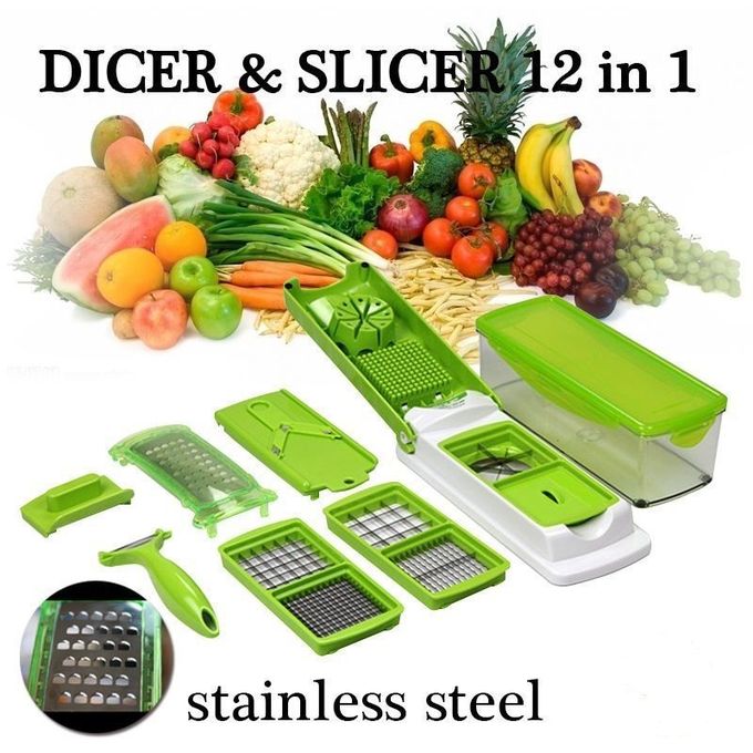 Signature 12 IN 1 VEGETABLES Slicer Dicer Mincer -Nuts