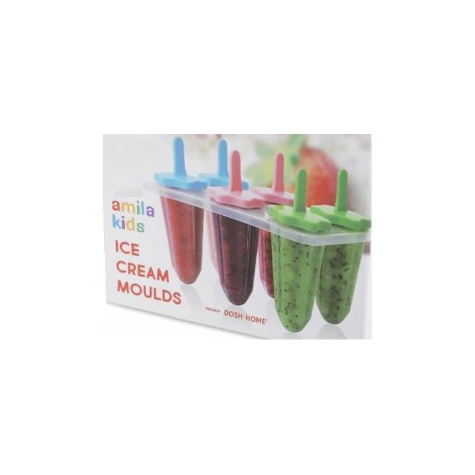 6-piece Set Ice Cream Mold Popsicle Maker Box