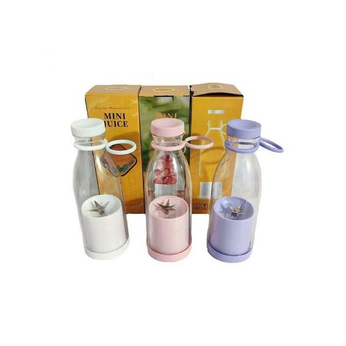 Mini Juicer Mixer Portable, Blender Juicer, Mixer USB Rechajable, 380ml