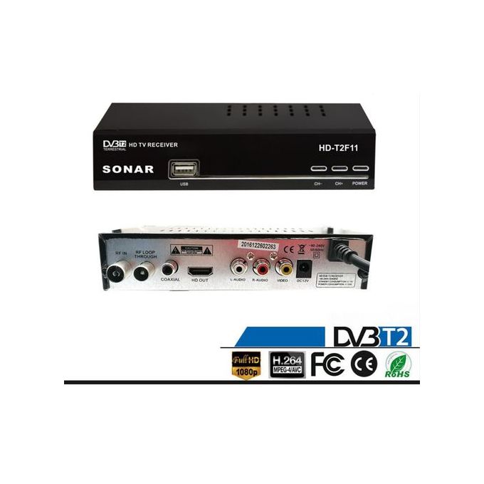 Sonar Free To Air Digital Decorder Full HD 1080P