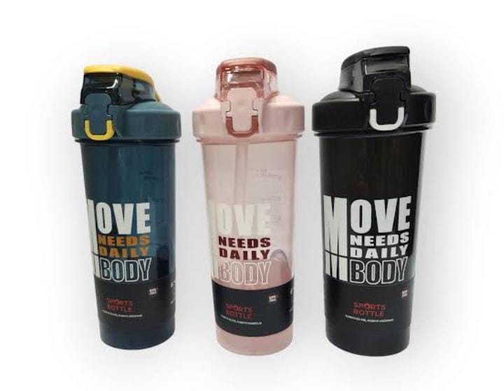 Move bottle 800ml gym motivational water 1pc