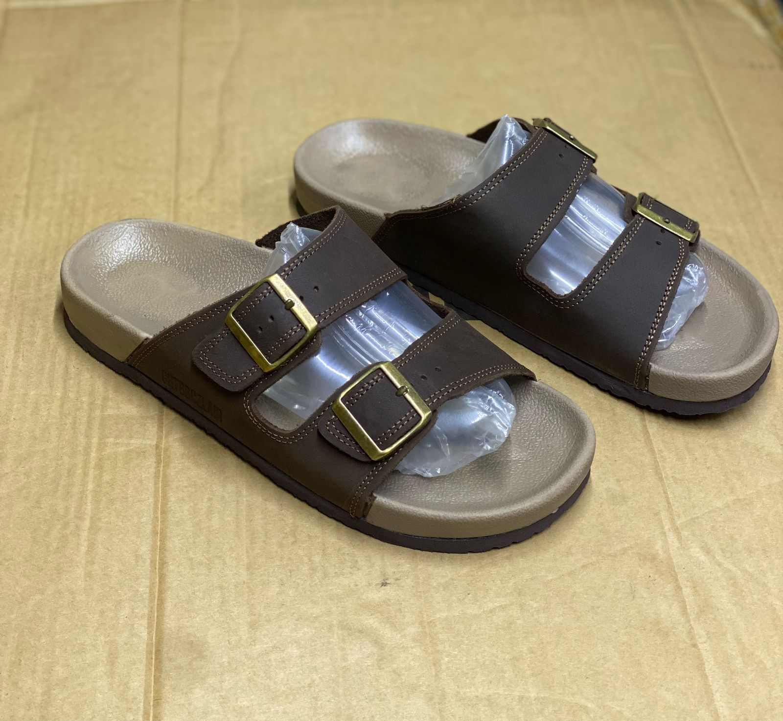 Quality Sandals Men's Summer Slides Rubber Sole New Sandals and Slippers Men's Sandals Adult Beach Open Shoes Non-slip Open-toe Sandals