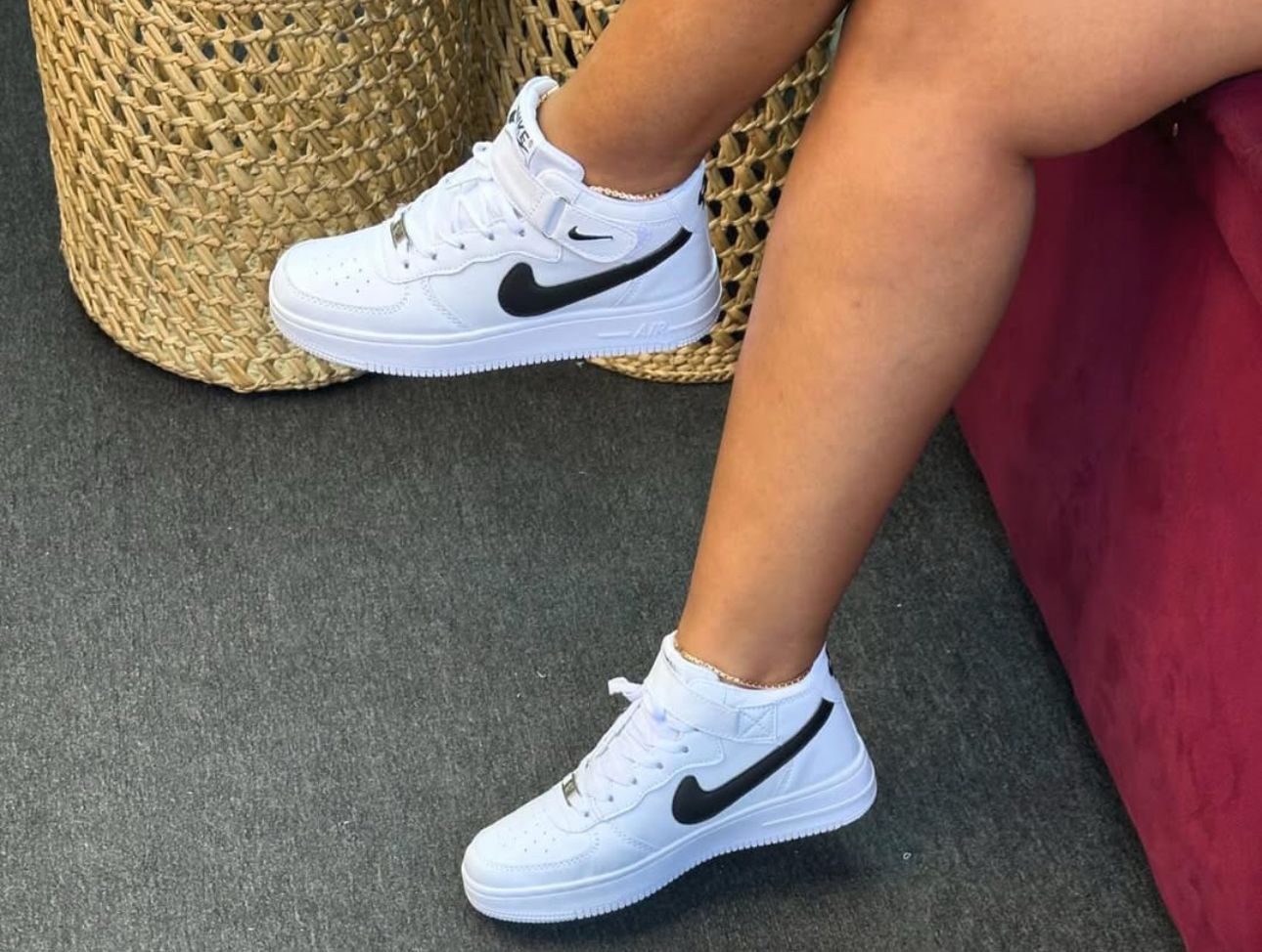 AF1 Casual Boots Classic Mens and Womens Shoes, Unisex Comfortable Lace Up Sneakers Fashionable Unisex Shoes High Cut Sneakers Girls and Boys Sports Shoes Sizes (36-41)