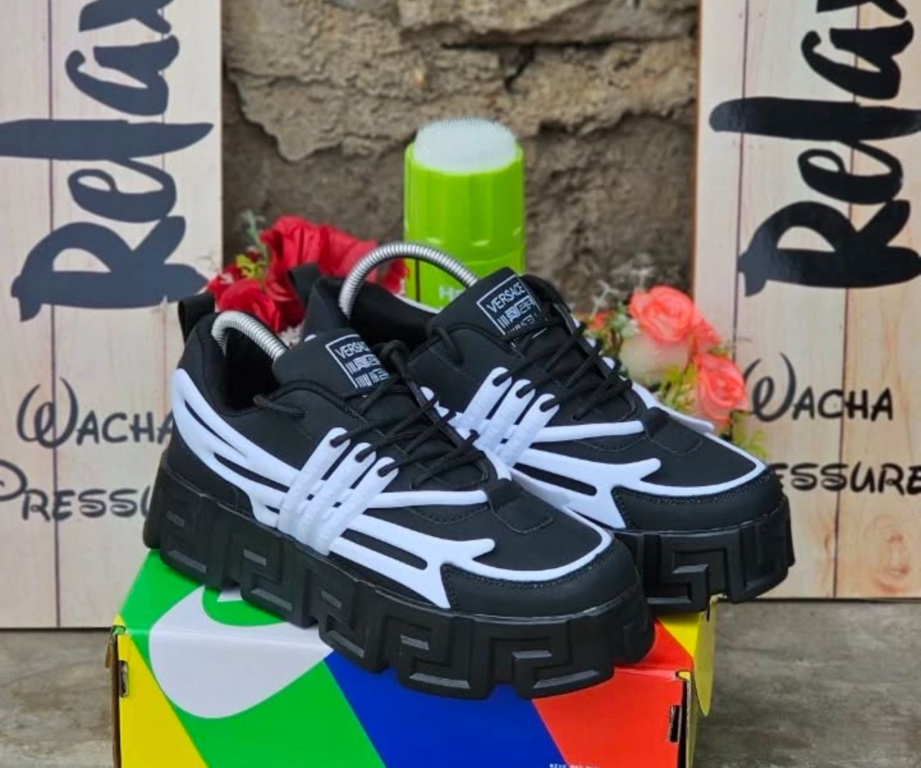 Latest Trending Original Versace Unisex Men and Women Sneaker Shoe