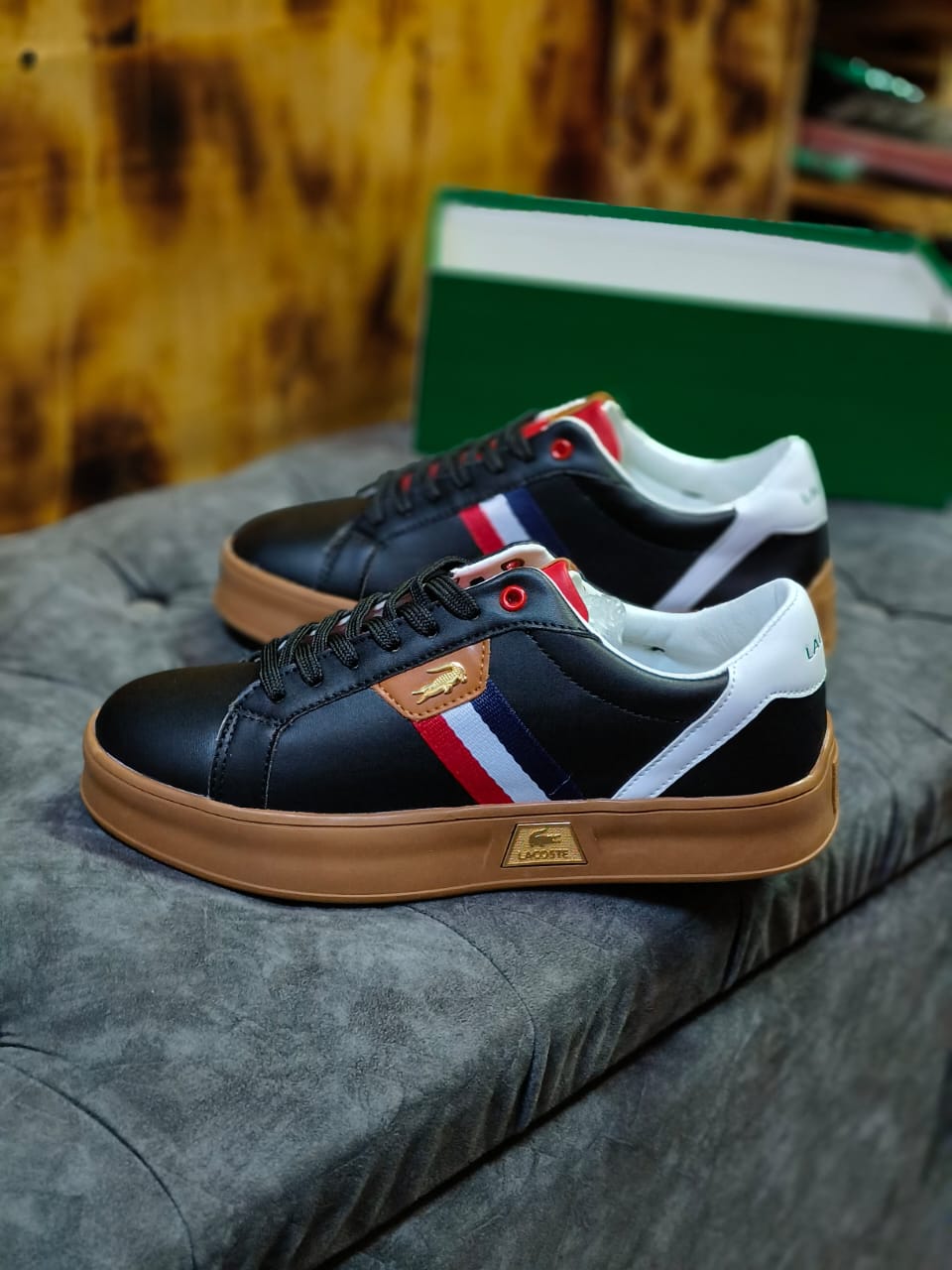 New Arrival Lacoste casual ,Breathable Sneakers ; Best Quality Men's Shoes/Women's Shoes Unisex Sneakers