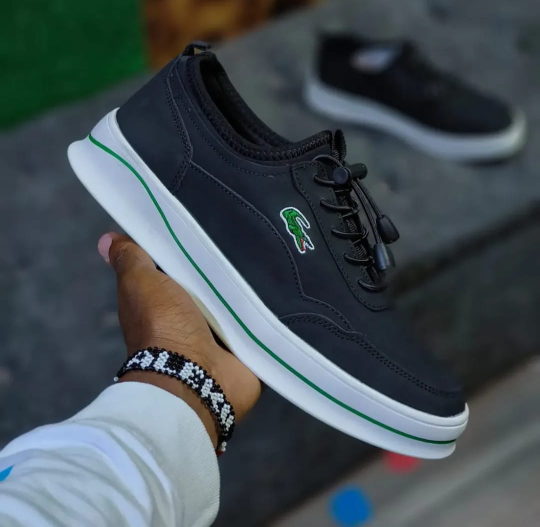 Classic New Arrival Lacoste Mens Shoes Comfortable Lace Up Sneakers Fashionable Gentlement Shoes Low Dunk Sneakers