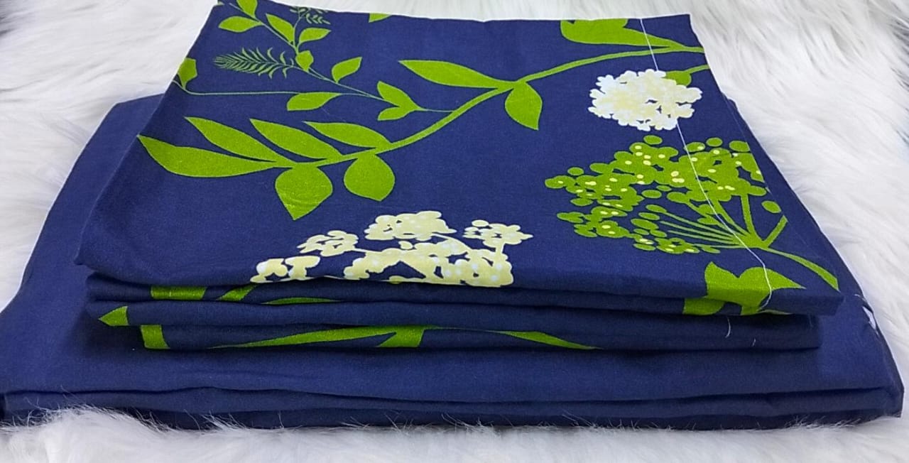 6pc set bedsheets 6*6 (2 Bed sheets, 4 pillow cases) Cotton Bedsheets Set comes as 2pcs of Bedsheet and 4pcs of Pillow Cases Bedding Set